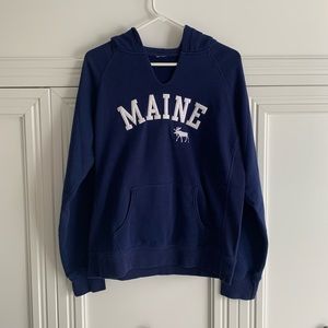 Maine Moose Hooded Sweatshirt (M)